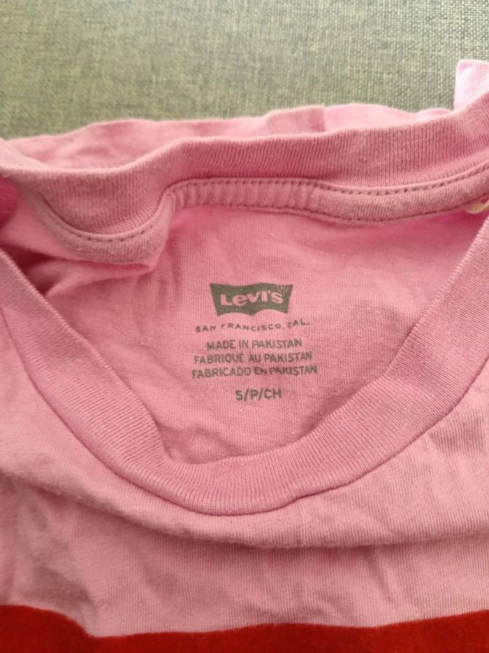 C58 t-shirt rose Levi's S - photo numéro 3