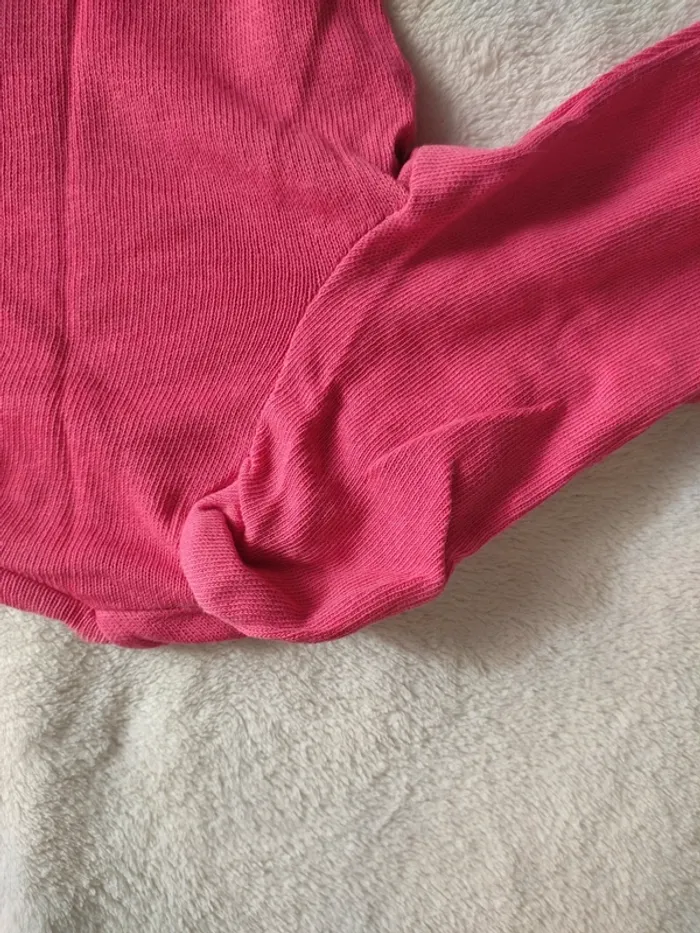 Pull léger manches 3/4 rose - photo numéro 4