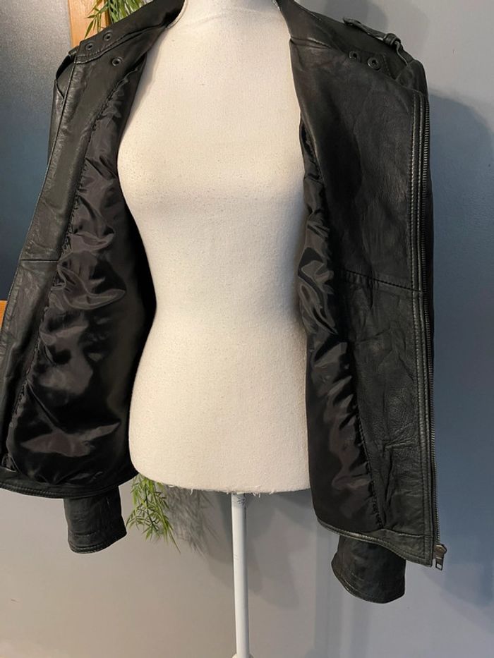 Veste en cuir Teddy Smith L - photo numéro 10