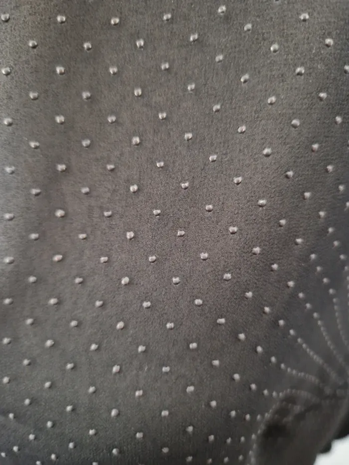 Chemisier voile a pois noir Agathe - photo numéro 3
