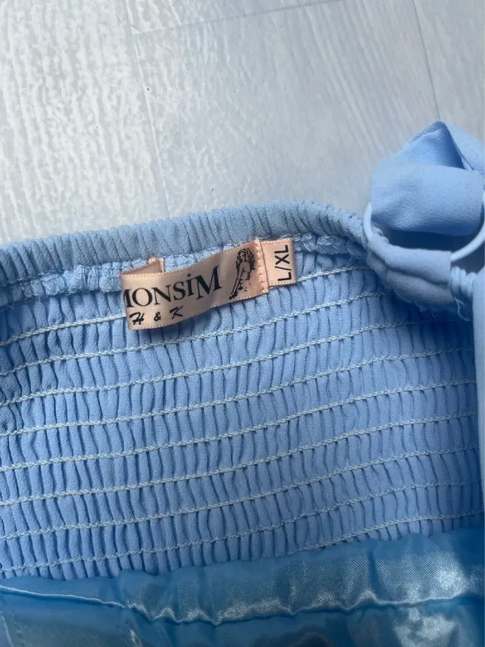 Robe de soirée bleu ciel - photo numéro 6