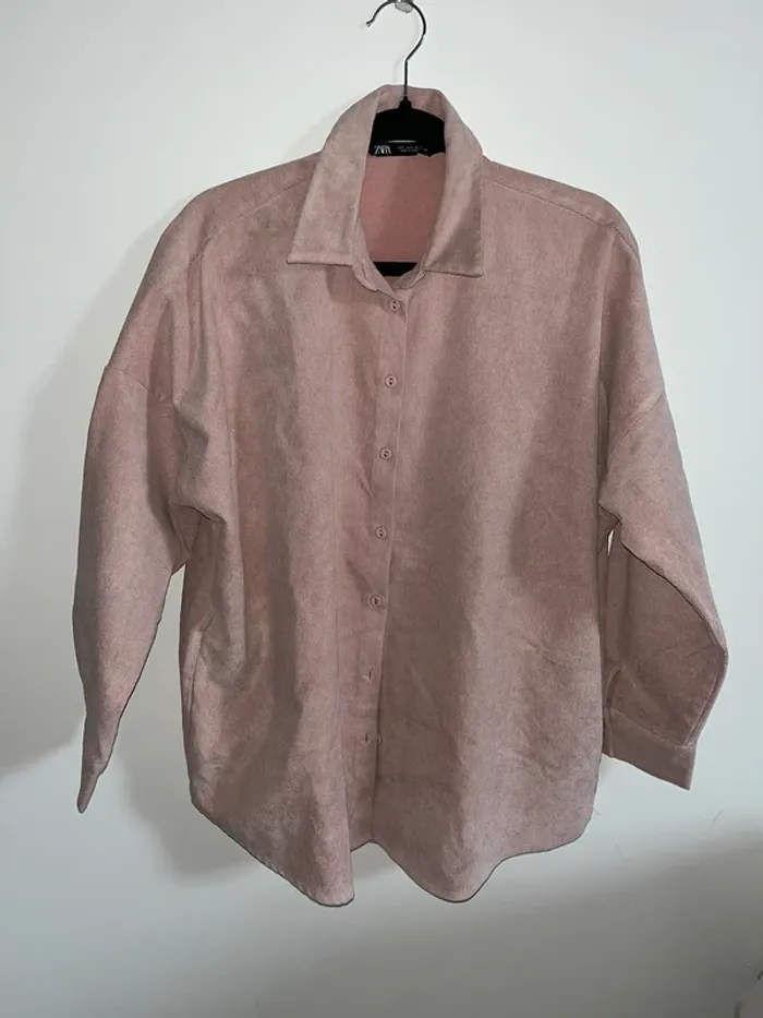 Chemise Zara rose - photo numéro 2