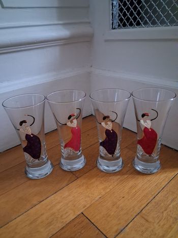 Lot de 4 verres
