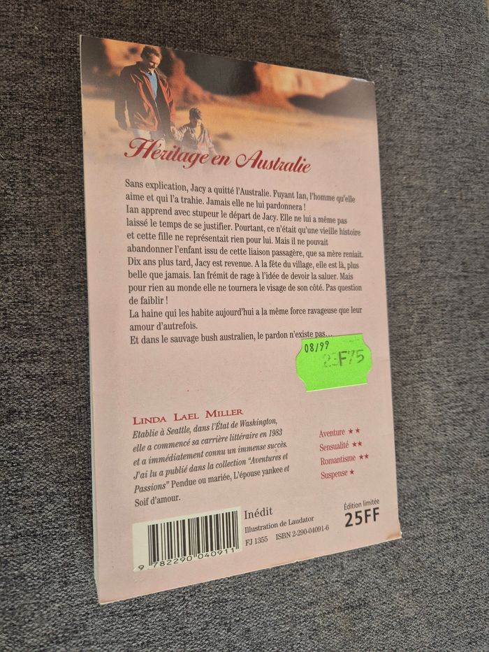 Livre titre Héritage en Australie - photo numéro 2