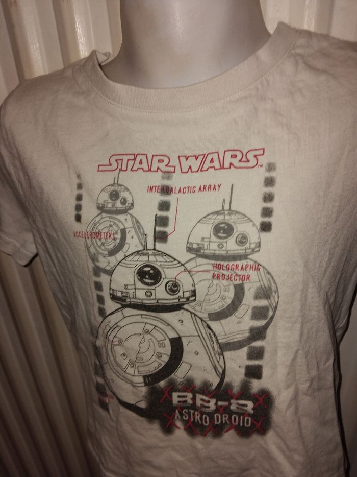Tee shirt garçon taillen4 ans marque star wars - photo numéro 2