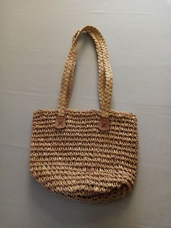 Sac de plage en paille