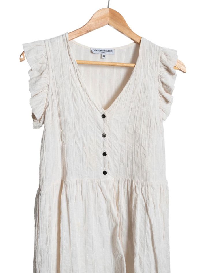 Robe blanche Mademoiselle D Paris – taille 36 - photo numéro 3