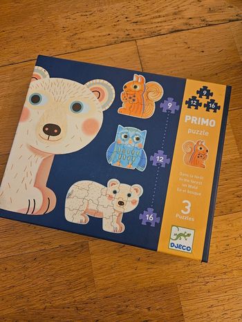 Puzzle 3 en 1 (9/12 et 16 pieces) Janod