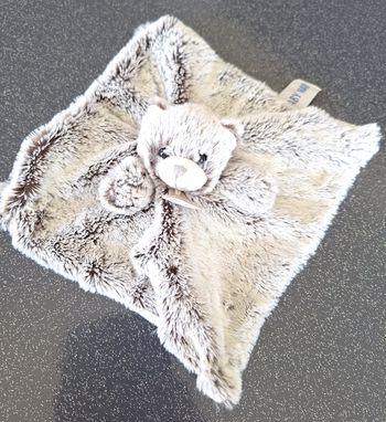 DOUDOU CARRE PLAT OURS CHINE LES FLOCONS - BABY NAT