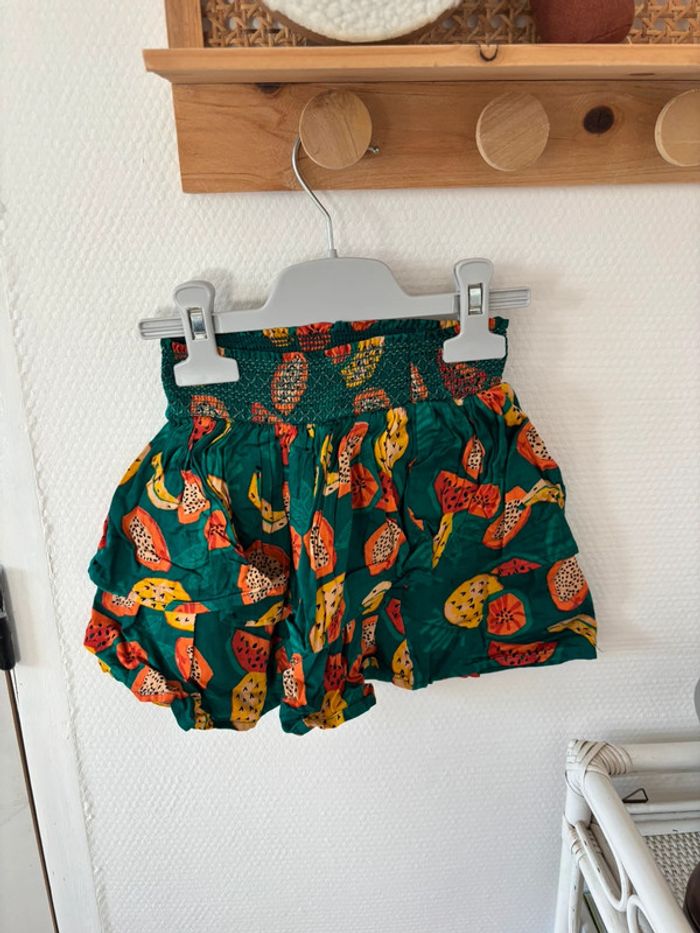 Jupe tao élastique avec fruits