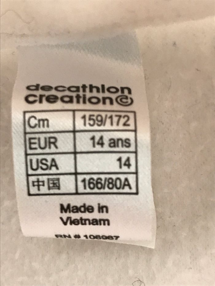 Sweat manches longues Crème - photo numéro 4