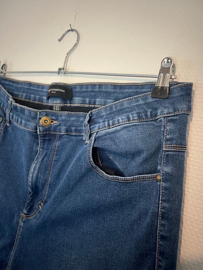 Jean skinny bleu foncé taille 48 Only Carmakoma - photo numéro 8