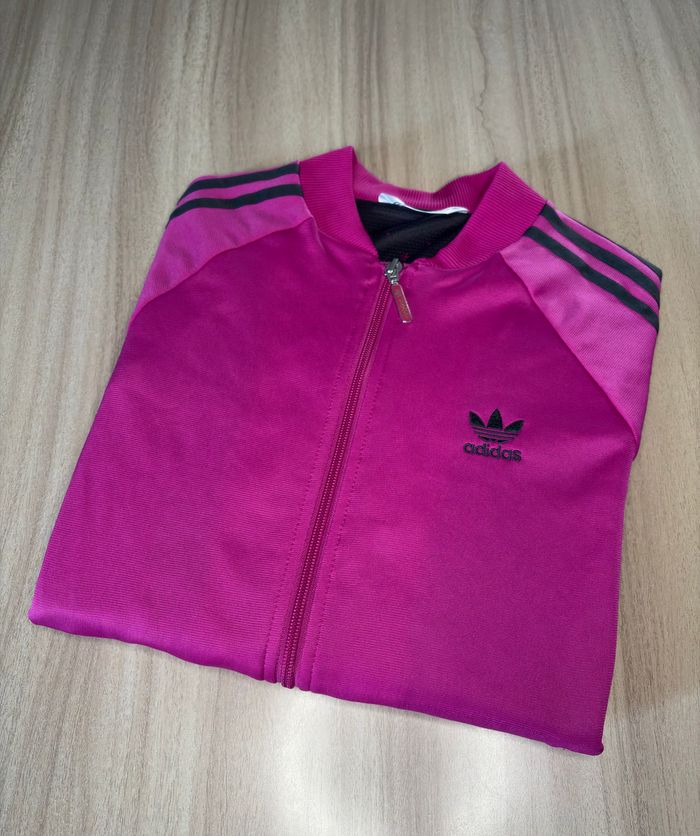 Veste Adidas vintage rose – Année 2000 - Taille 40 - Avec logo sur la doublure intérieur