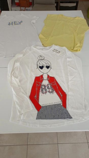 3 t shirts en 14 ans