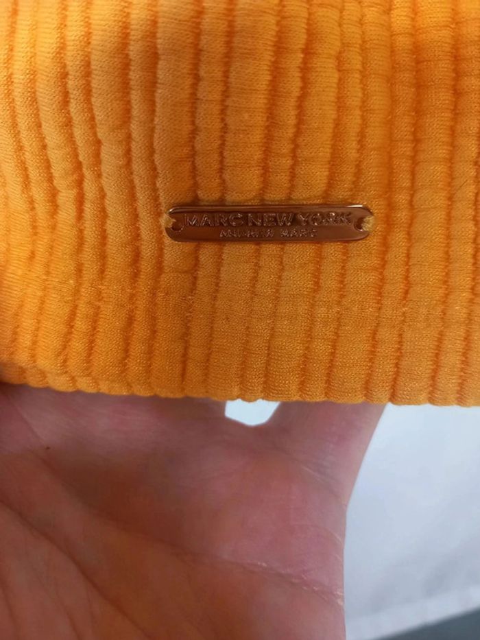 Pull/Sweat Vintage Jaune côtelé - photo numéro 6