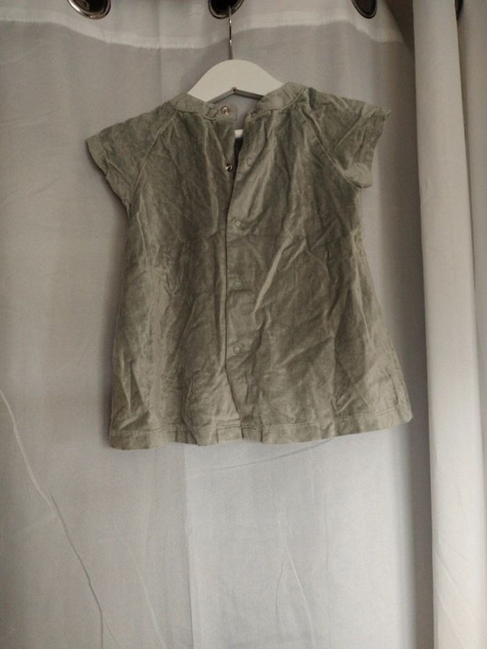 Robe fille velours 12 mois - photo numéro 2