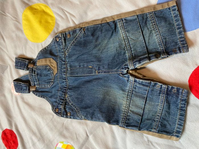Salopette en jeans 6mois 67cm