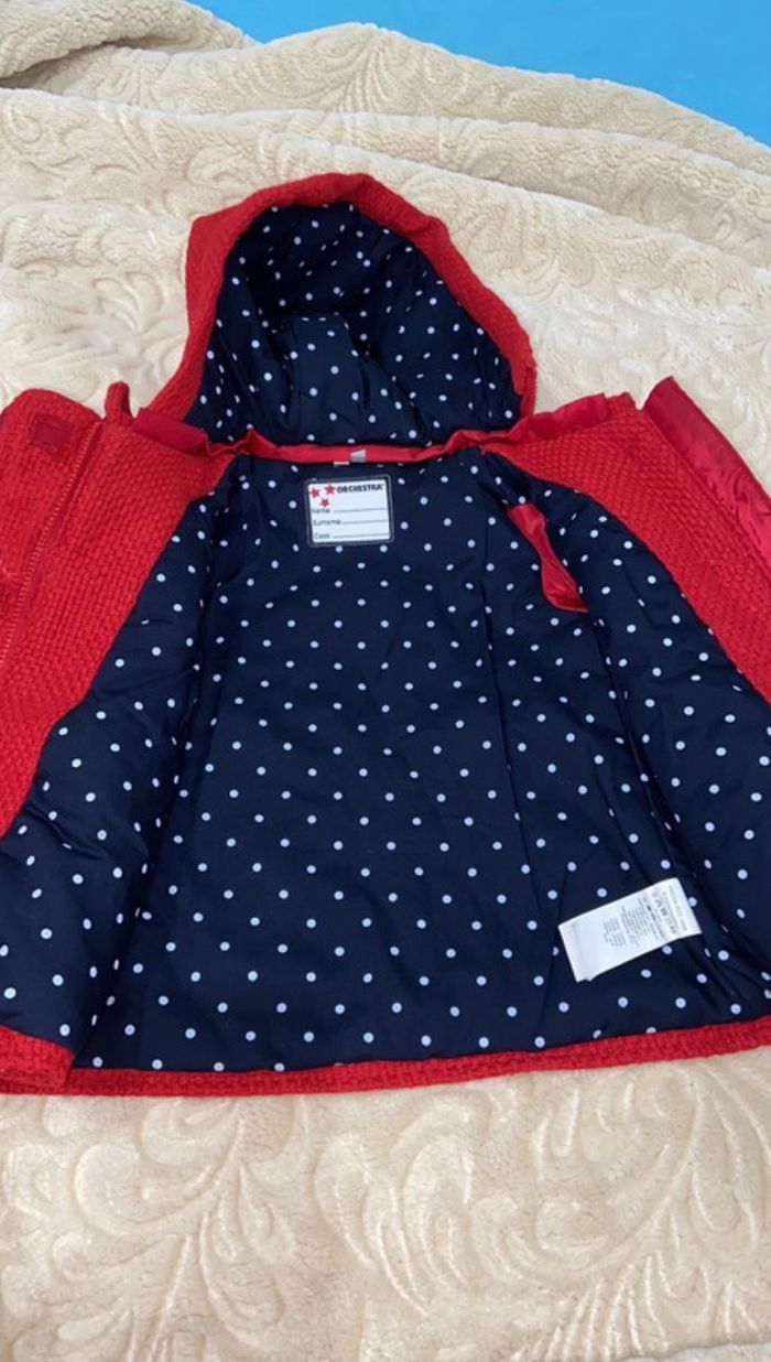 Veste chaude bébé fille