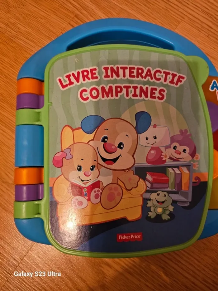 Livre interactif comptine