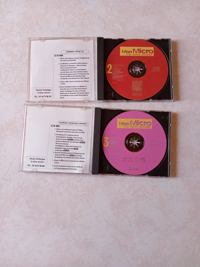 Lot de 2 CD Rom éditions atlas - photo numéro 2
