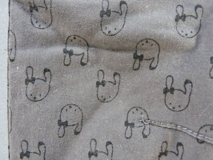 Pantalon toile gris lapin Orchestra 6 mois 67 cm fille - photo numéro 2