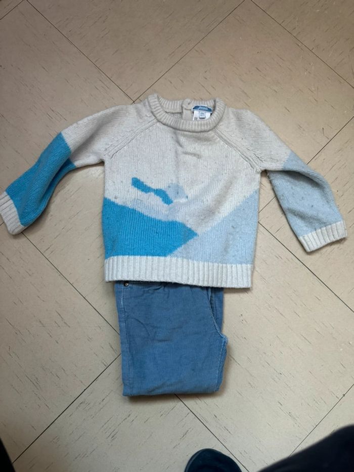 Pull et pantalon 24 mois jacadi