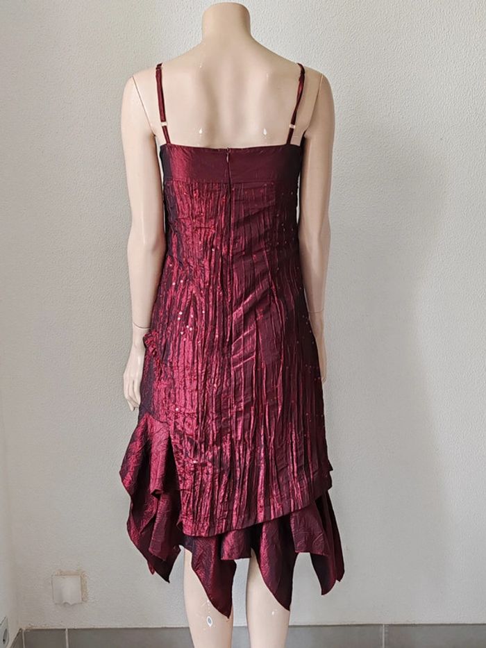 Robe de cérémonie bordeaux - photo numéro 8