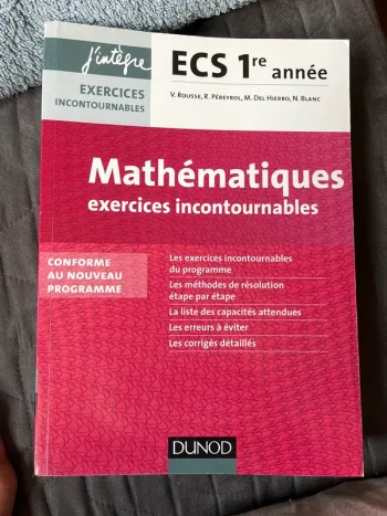 Mathématiques Exercices incontournables