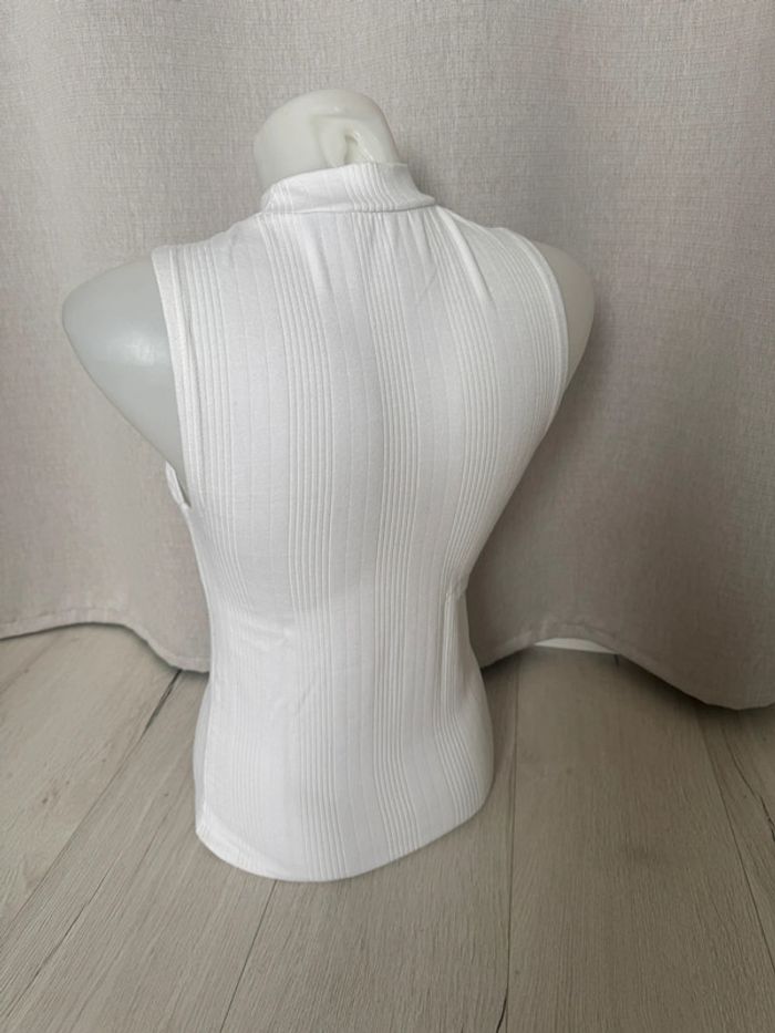 Haut sans manches blanc S - photo numéro 2
