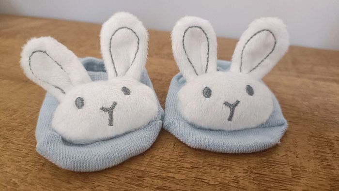 Chaussons lapin antidérapant