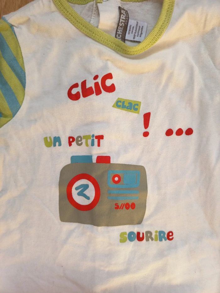 T-shirt garçon 12 mois - photo numéro 2