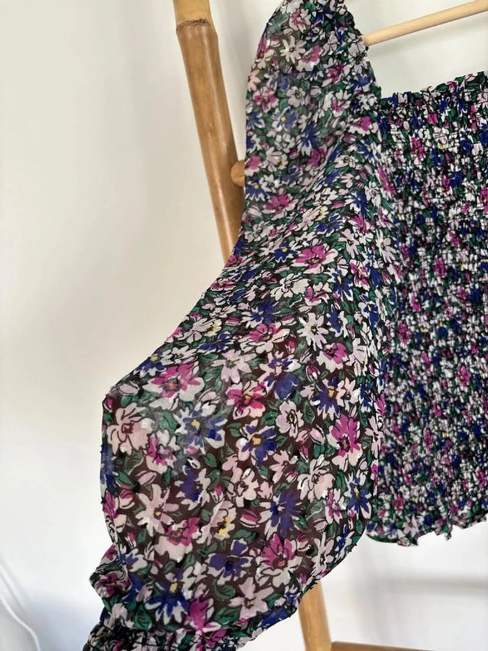 Blouse à fleurs Lulu Castagnette taille 40/L - photo numéro 2
