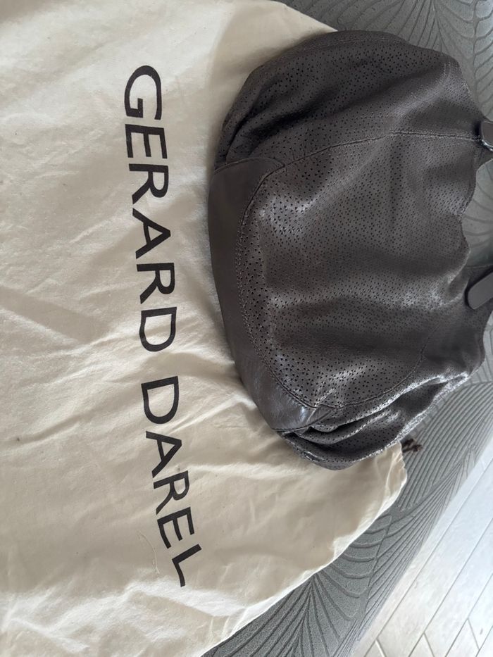 Sac cuir marron authentique Gerard Darel # - photo numéro 6