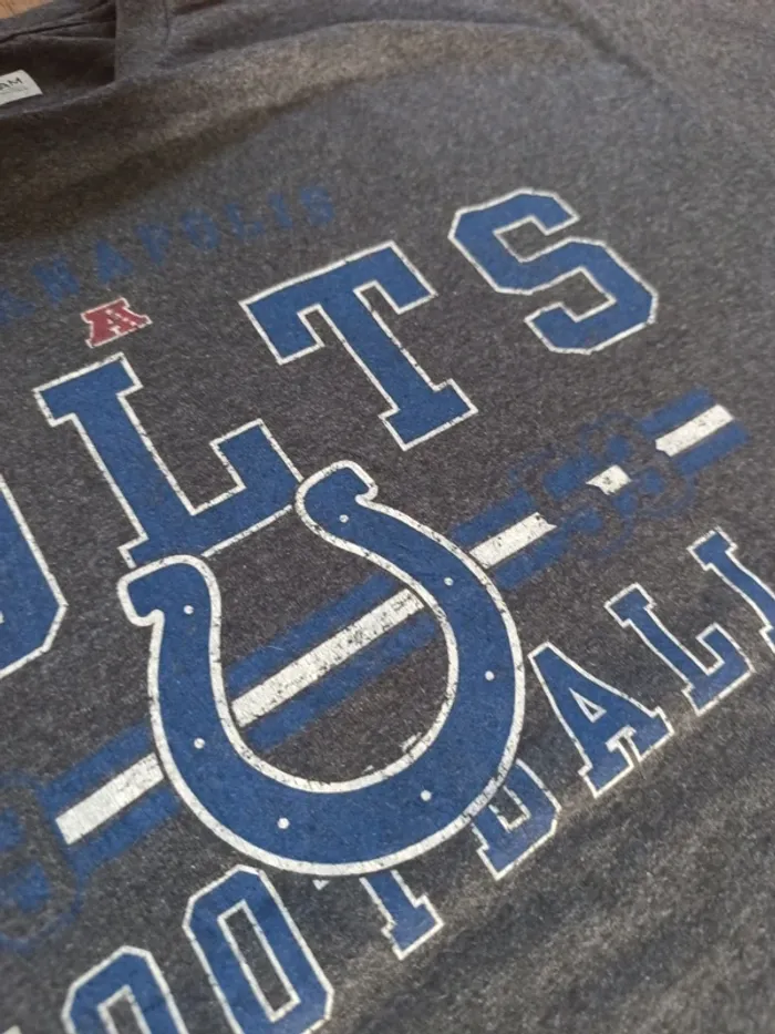 T-shirt NFL Indianapolis colts gris vintage XL - photo numéro 4