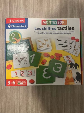 Les chiffres tactiles