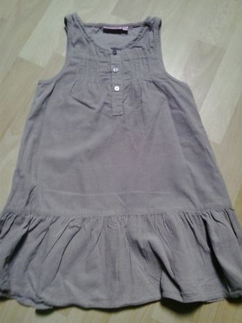 Robe velours violine