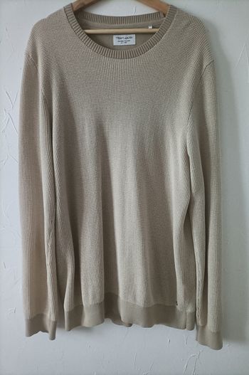 Beige HOMME Sweat- Shirt Coupe boxy À capuche Grand Manche Longue 2745040