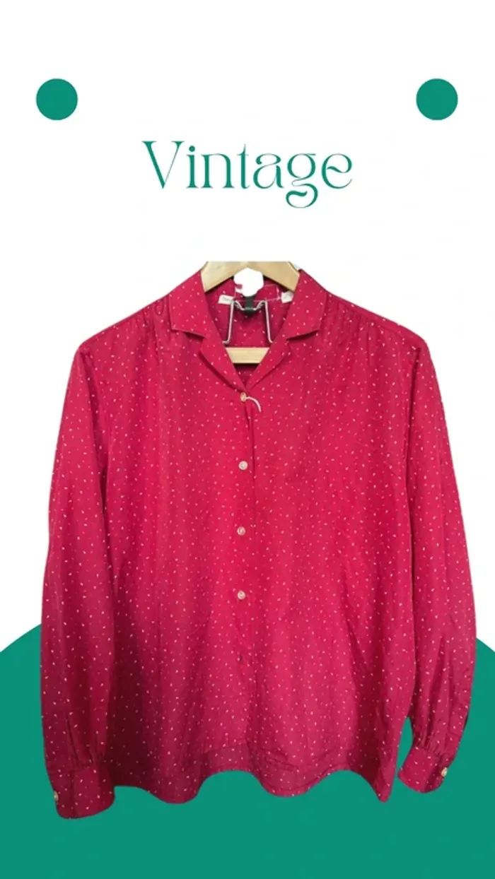 Chemise vintage années 80