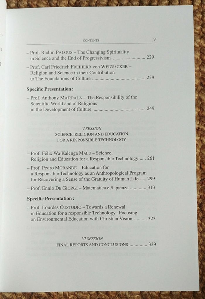 La science dans le contexte de la culture humaine (2000) - photo numéro 6