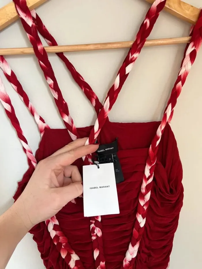 Robe rouge Isabel Marant - photo numéro 2