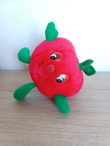 Peluche pomme rouge