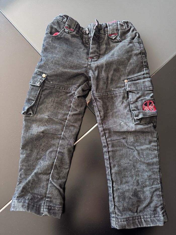 Pantalon jean côtelé avec doublure 3 ans Orchestra - photo numéro 1
