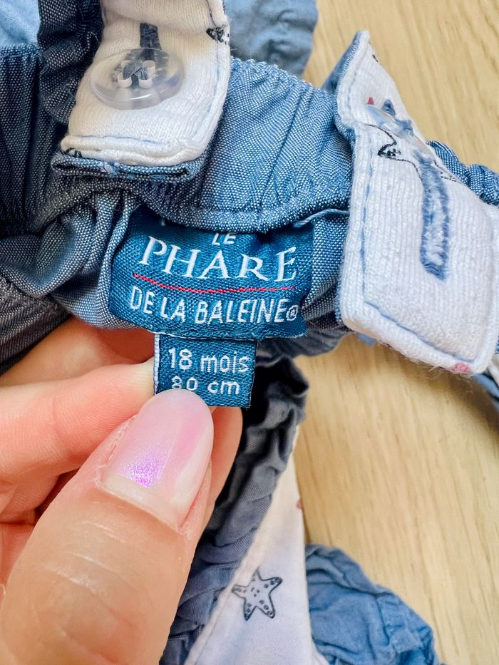 🐳 Salopette bleu / 18 MOIS - photo numéro 4