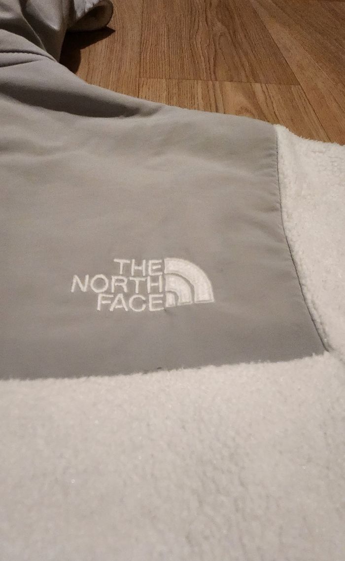 Veste polaire the North Face denali couleur blanc/gris pour femme taille M/M - photo numéro 4