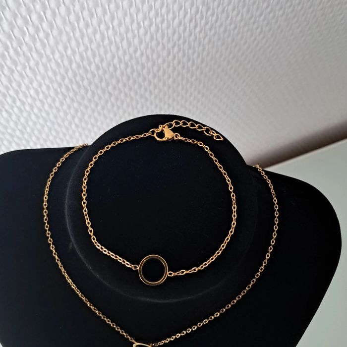 Parure collier y acier inoxydable - photo numéro 6