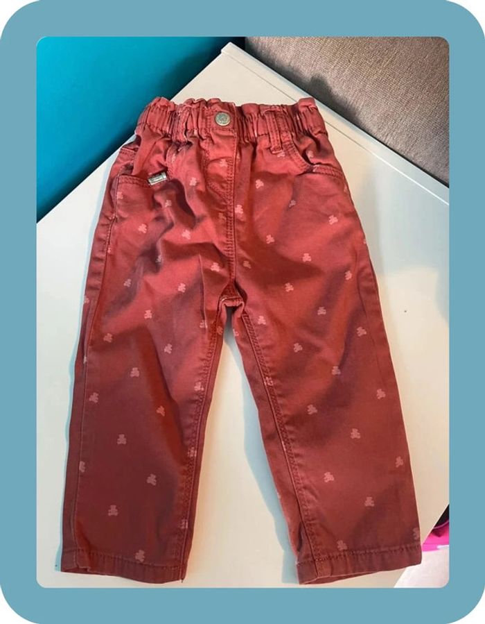 Magnifique pantalon bébé fille 12 mois lulu castagnette