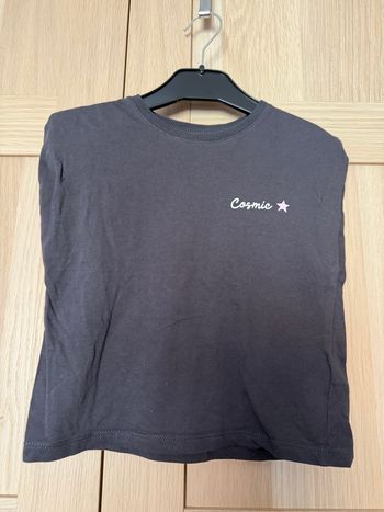 Tee shirt gris à épaulette cosmic KIABI t.5ans