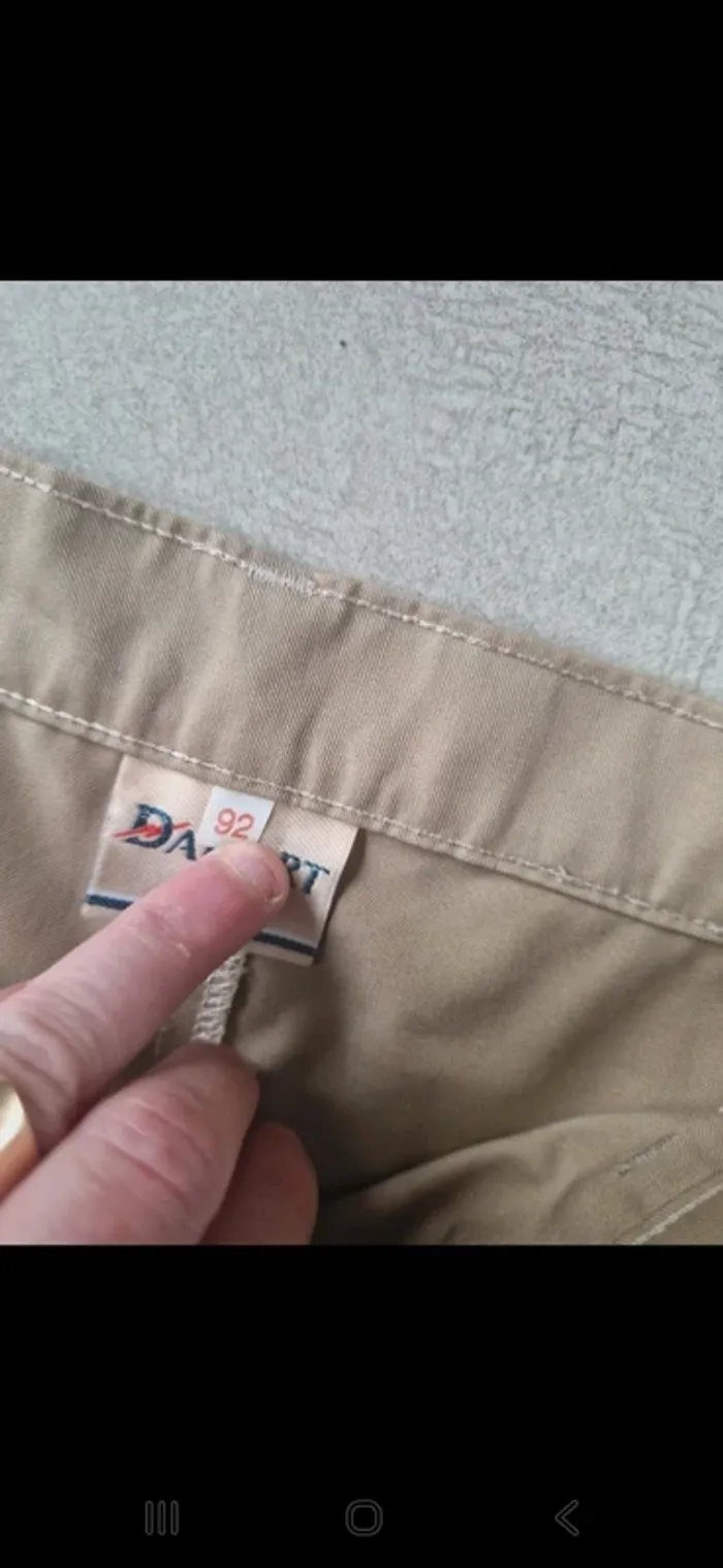 Short rétro damart taille 40 beige tres bon etat - photo numéro 3