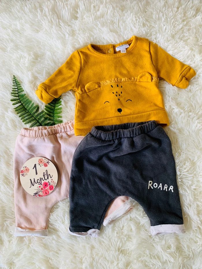 Ensemble sport 1M Vertbaudet fille