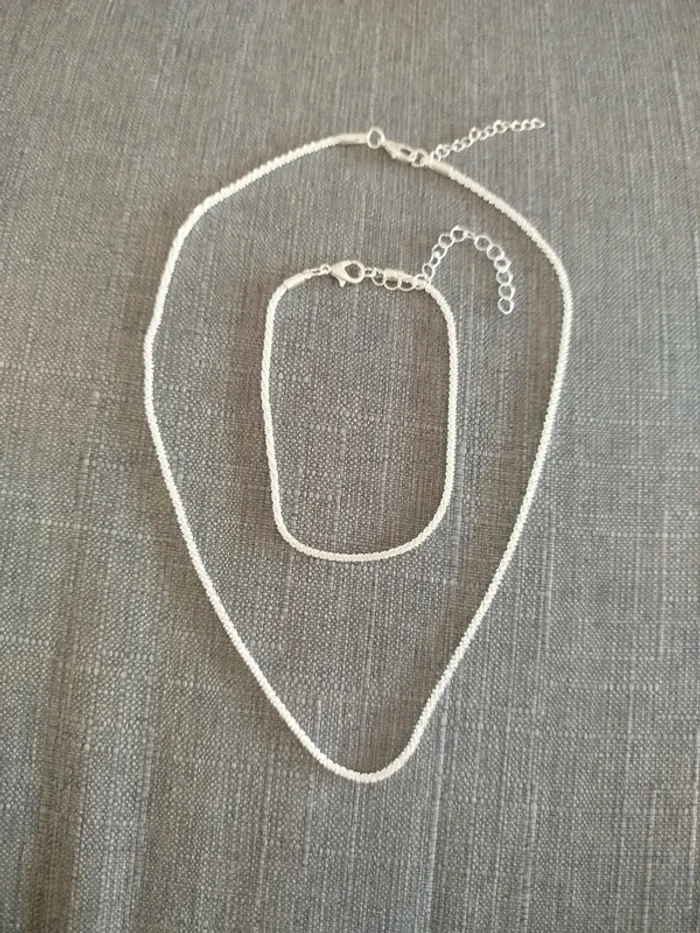 Parure chaîne et bracelet